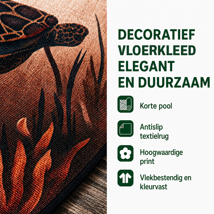 Anouk - Dekorativt tæppe Tilpasset Form Amber Vildnis