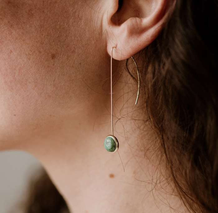 Anther Turquoise Drop Earrings