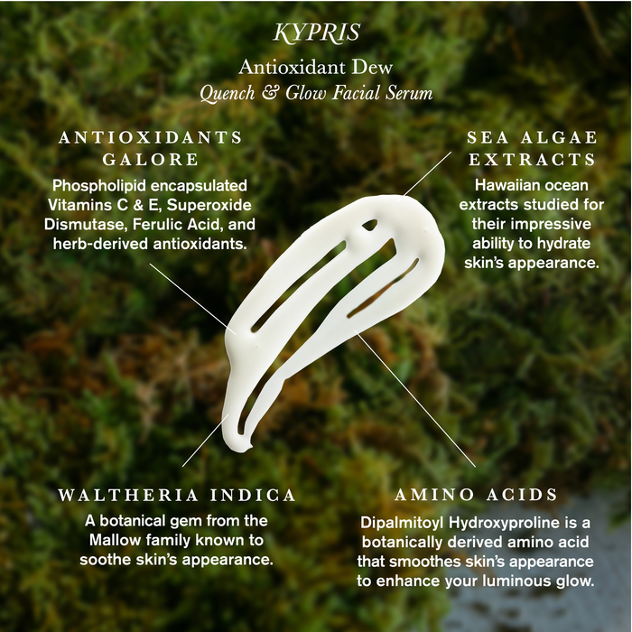 KYPRIS Beauty-Antioxidant Dew-Skincare-KYPRIS_ImageWithIngredients_AntioxidantDew_GS5_5-The Detox Market |
