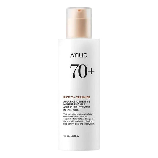 Anua Rice 70+ Intensive Moisturizing Milk 5.07oz/ 150ml