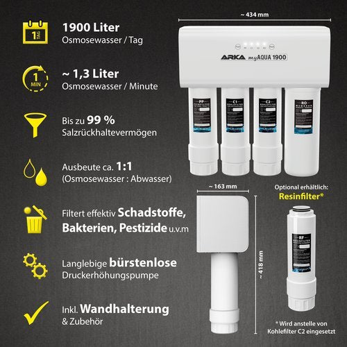 Arka myAQUA 1900 Umkehrosmoseanlage