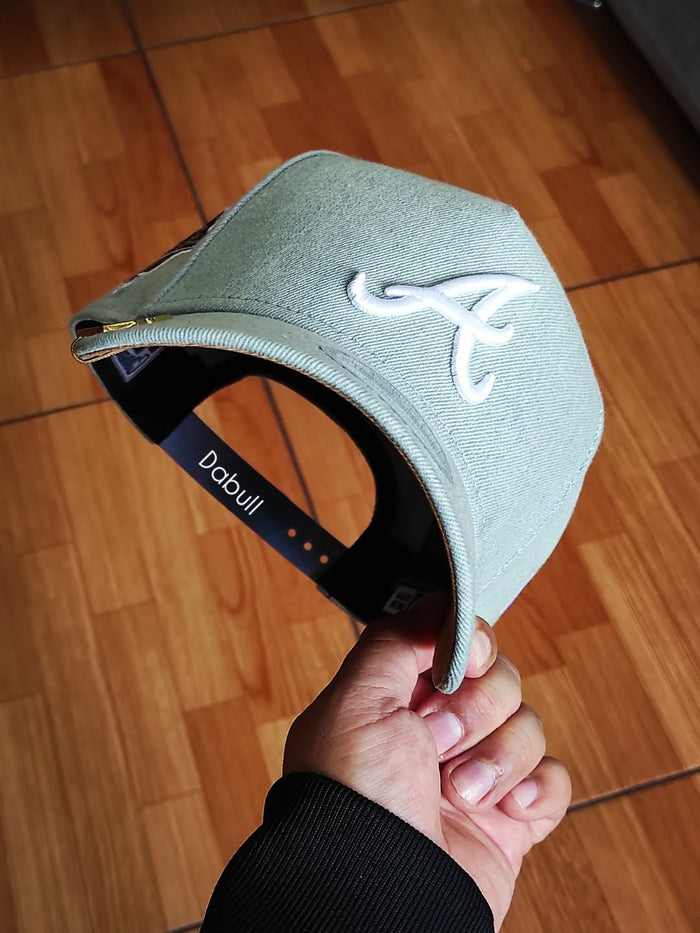 Atlanta braves 'Denim White' 9FORTY A-Frame Snapback
