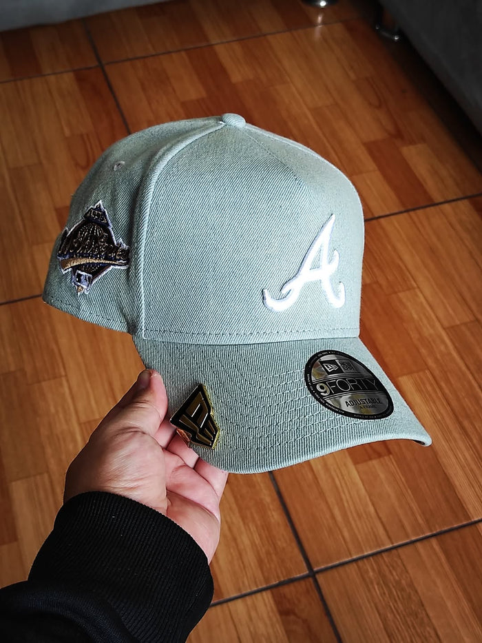 Atlanta braves 'Denim White' 9FORTY A-Frame Snapback