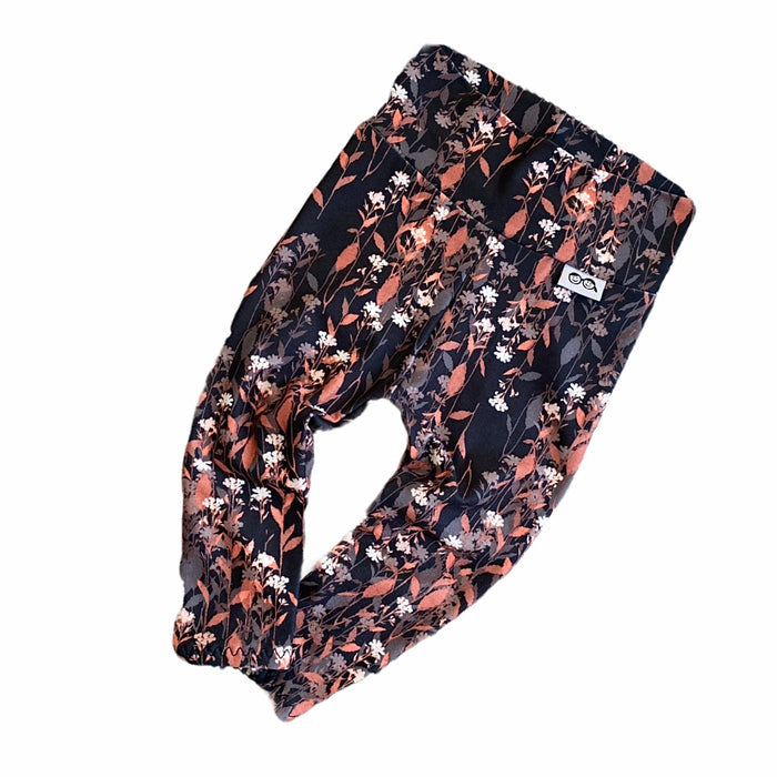 Autumn Leaf Floral Leggings