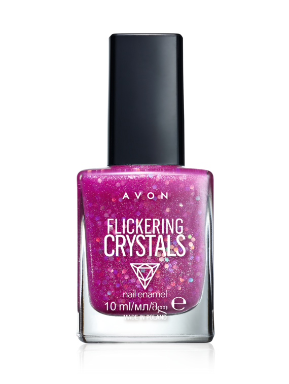 Avon True Flickering Crystals Nail Enamel - 10ml