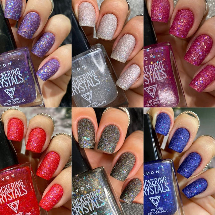 Avon True Flickering Crystals Nail Enamel - 10ml