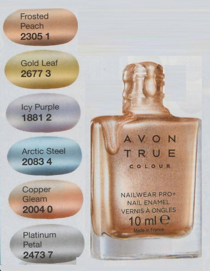 Avon True Nailwear Pro+ Nail Enamel Metallic Effect- 10ml