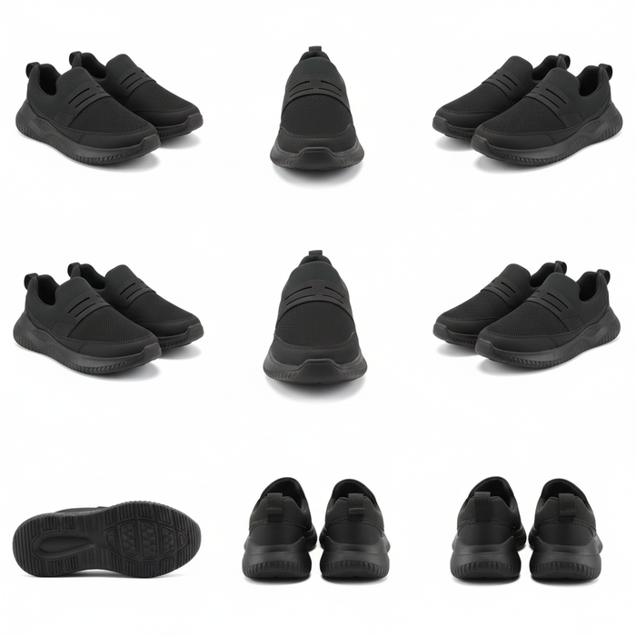 Azure Glide Slip-On Sneaker AS-0003 BLACK