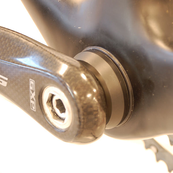Wheels Mfg BB30 Adatpers with SRAM Crank Installed