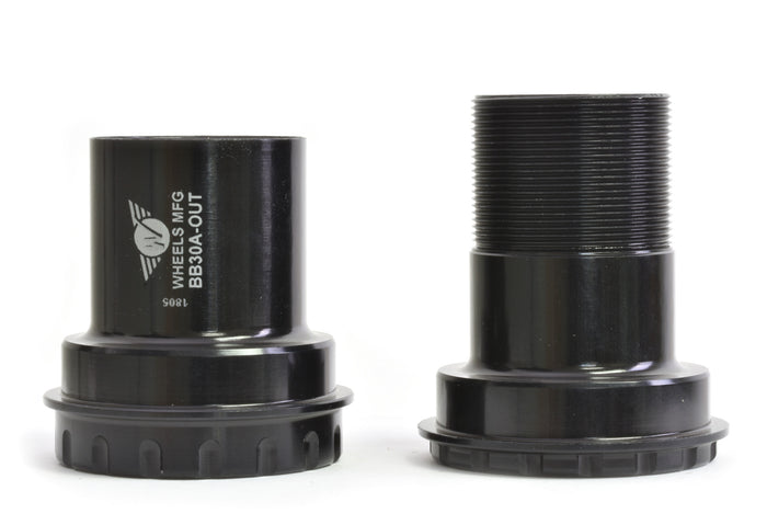 BB30A Outboard Angular Contact BB for 24mm Cranks (Shimano) - Black