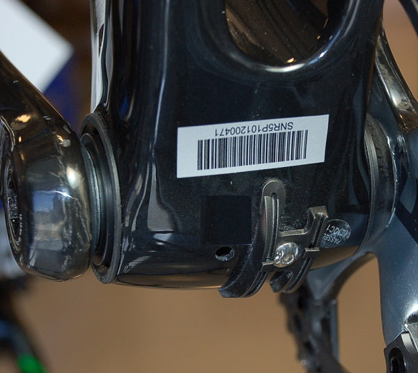 SRAM Crank Installed on Cervelo R5 with BBRight Adapter Kit