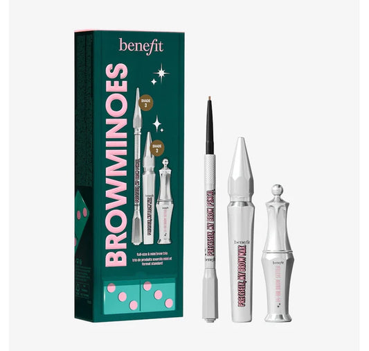 Benefit Cosmetics Browvo! Conditioning Brow Primer in various shades, new in box, for natural-looking, well-groomed eyebrows.