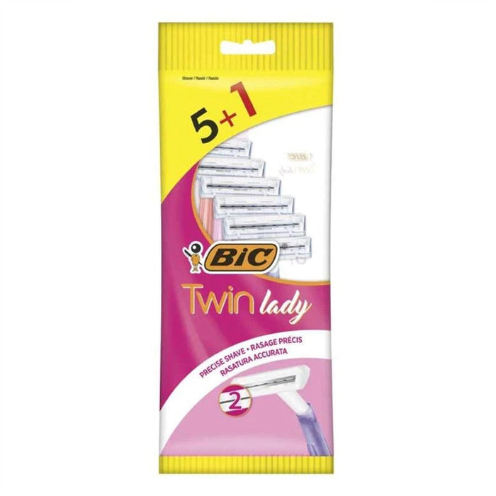 Bic Twin Lady 2 Blades 6pcs - ikatehouse