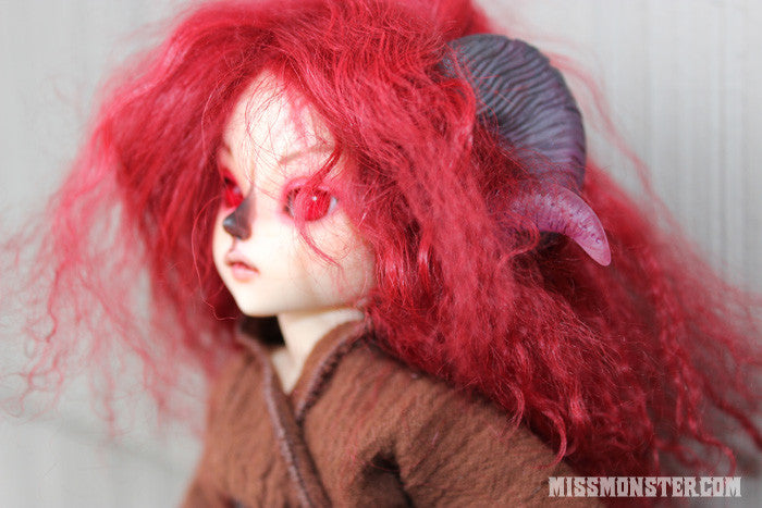 BJD RAM HORNS- FIRE