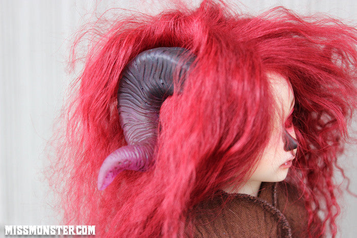 BJD RAM HORNS- GREEN