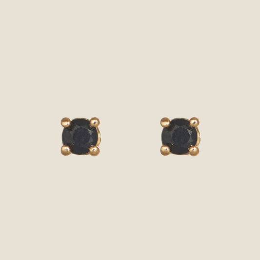 Black Crystal Studs