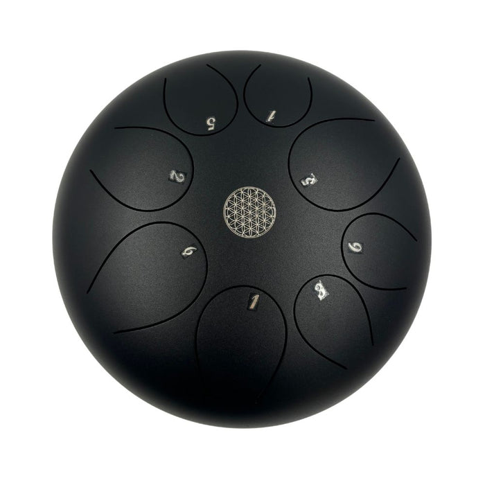 Black Steel Tongue Drum - 10"