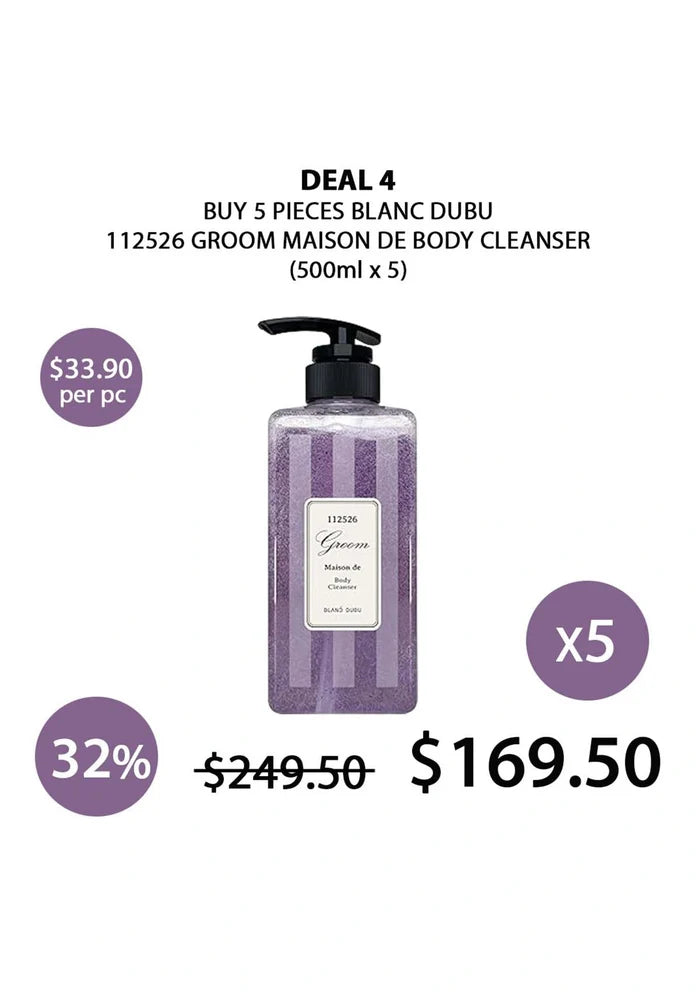 (BUY 5) BLANC DUBU CLOUD BODY CLEANSER