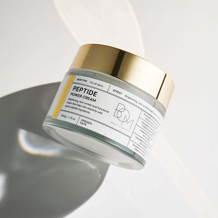 BOM Peptide Power Cream - kremas su peptidais ir auksu