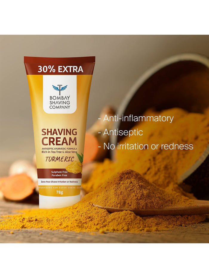Bombay Shaving Company Turmeric Shaving Cream (78g)