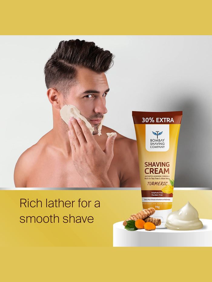 Bombay Shaving Company Turmeric Shaving Cream (78g)
