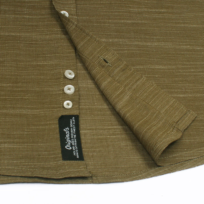 Bronze Slub Oxford Shirt