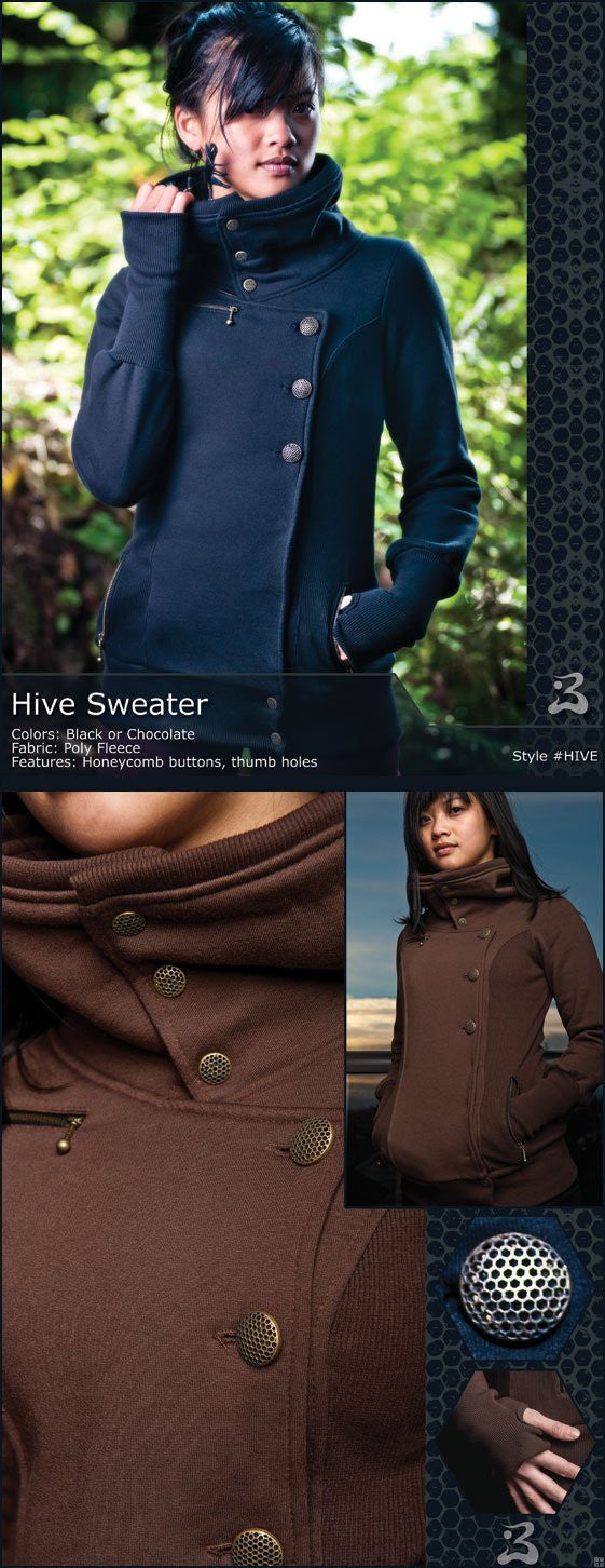 BROWN BUDDHAFUL HIVE SWEATER