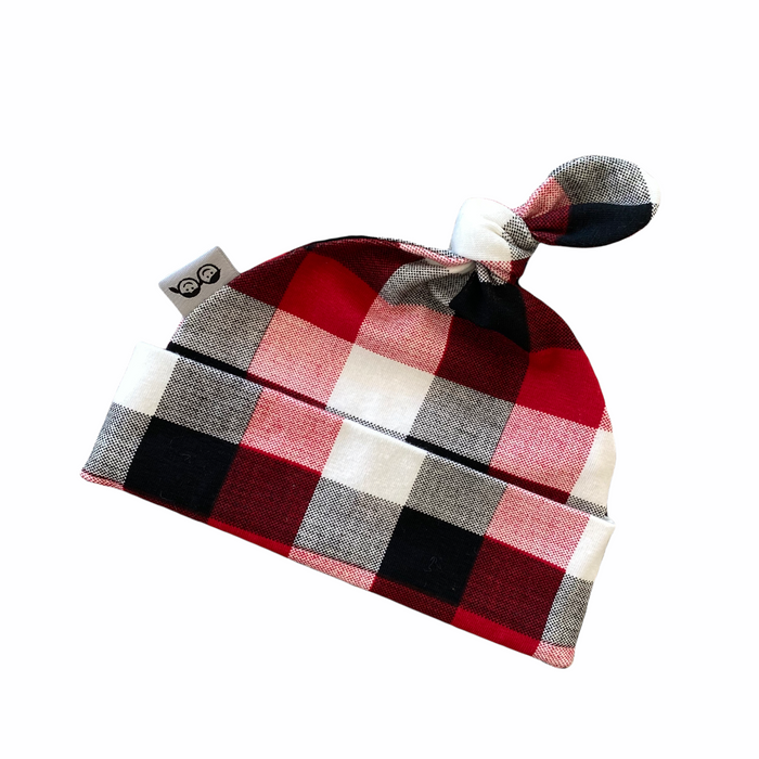 Buffalo Plaid Leggings and/or Knot Beanie