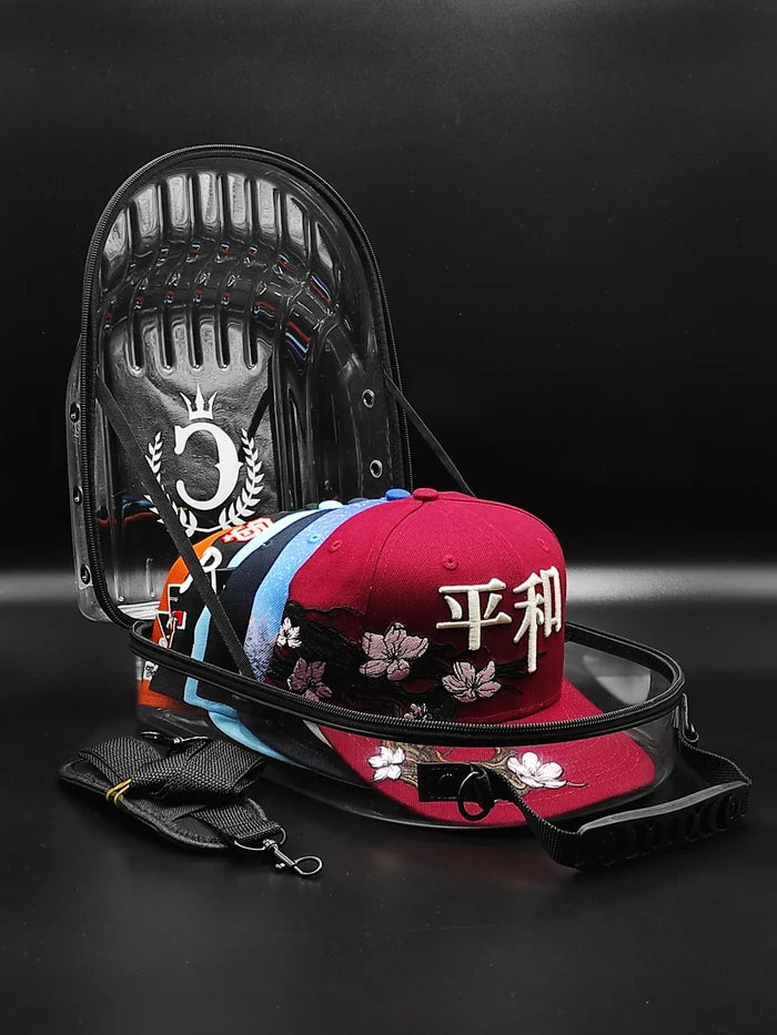 Cap Carrier para 6 gorras transparente