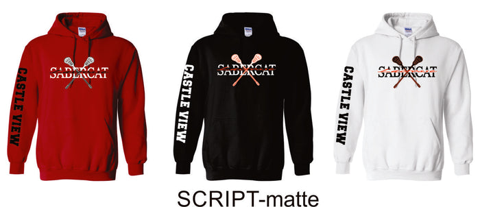 Castle View LAX Basic Hoodie- 4 Designs