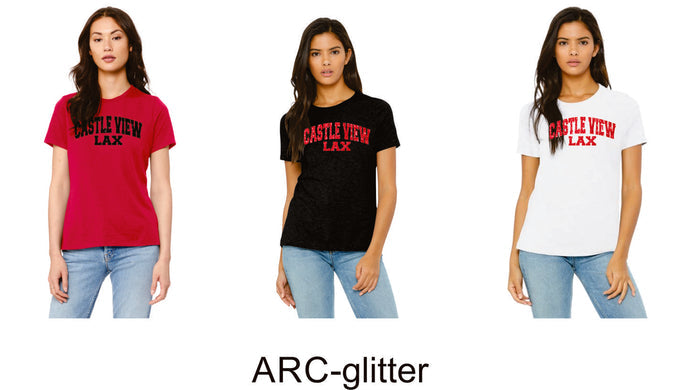 Castle View LAX Ladies Bella Canvas Tee- 4 designs