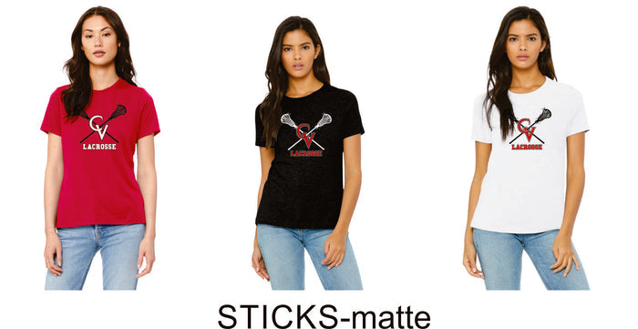 Castle View LAX Ladies Bella Canvas Tee- 4 designs