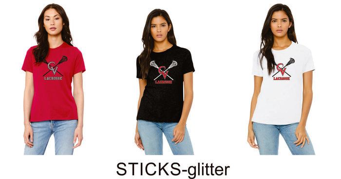 Castle View LAX Ladies Bella Canvas Tee- 4 designs
