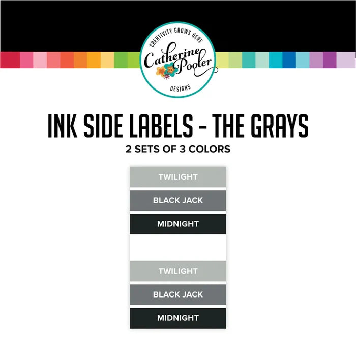 Catherine Pooler - The Grays - Ink Pad Side Labels