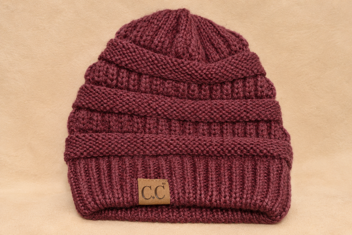 C.C Beanie Maroon