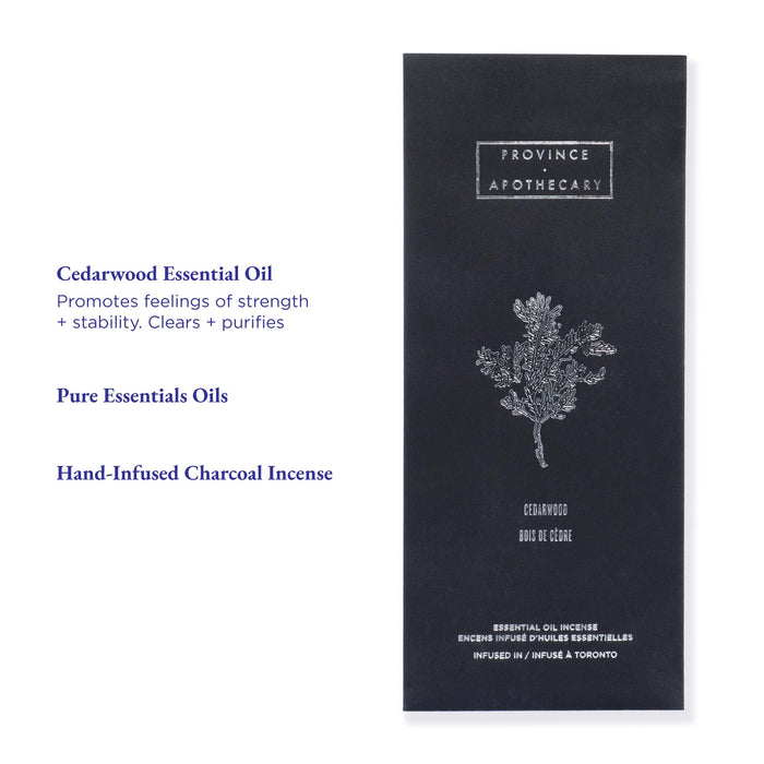 Province Apothecary-Cedar Wood Essential Oil Incense-Home-PA_Infographic_Ingredient-Features_Incense-Cedarwood_V3-The Detox Market |