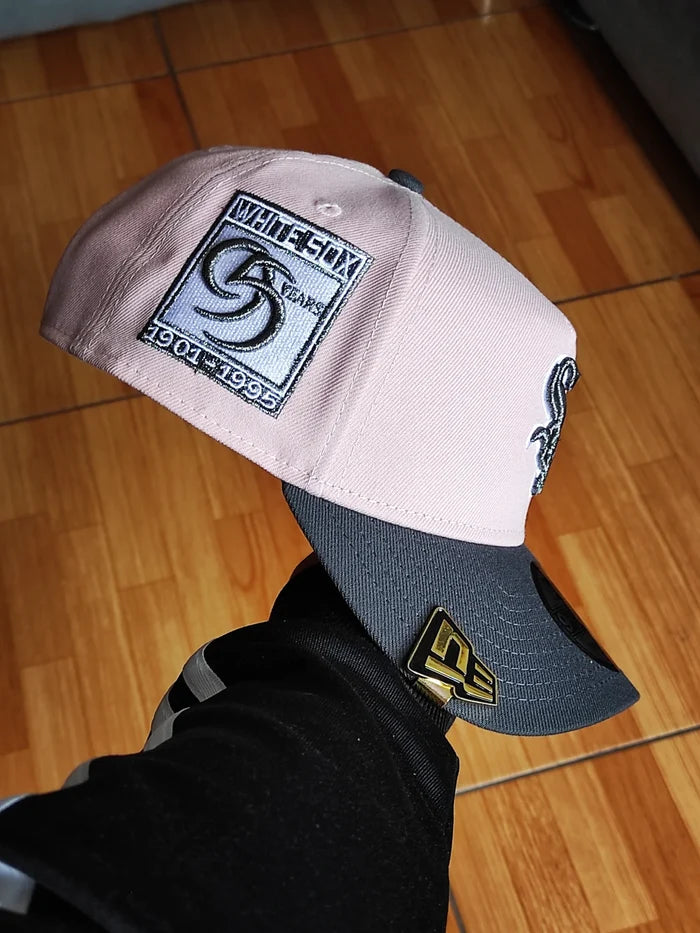 Chicago White Sox 95 Years Side Patch New Era A-Frame 9Forty Snapback