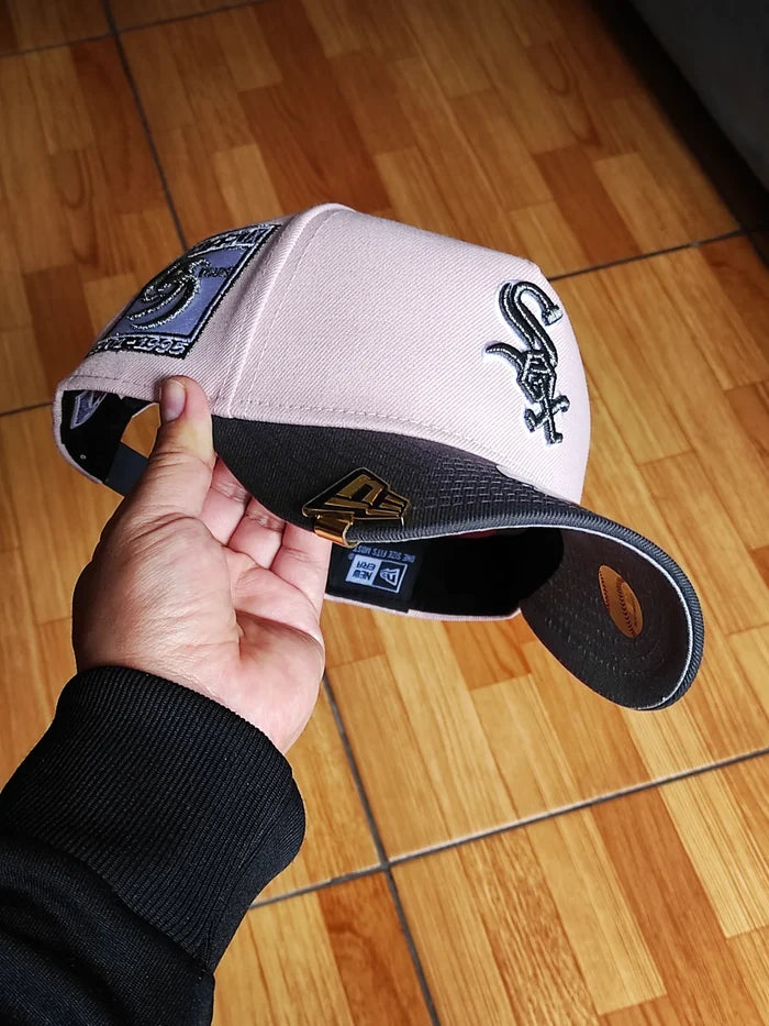 Chicago White Sox 95 Years Side Patch New Era A-Frame 9Forty Snapback
