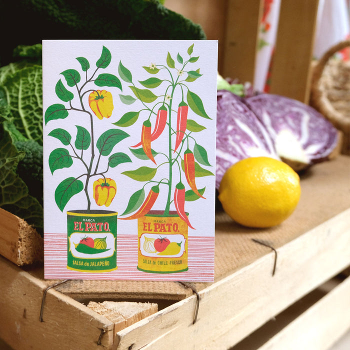 Chilly Peppers Card
