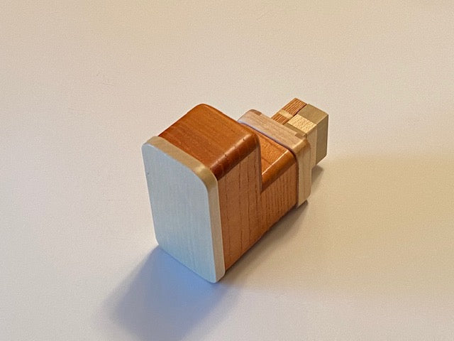 Christmas Boots Japanese Secret Puzzle Box by Yasuaki Kikuchi