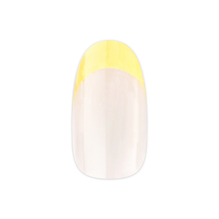 Citrus Chrome French - Press On | Short | Round