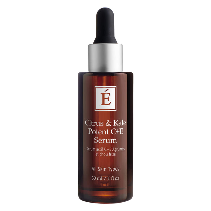 Dropper Bottle of Eminence Citrus & Kale Potent C+E Serum 30mL