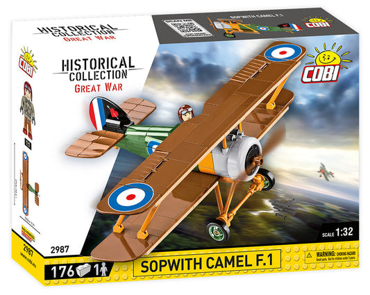 COBI 2987 Biplane fighter SOPWITH CAMEL F.1 (175pcs)