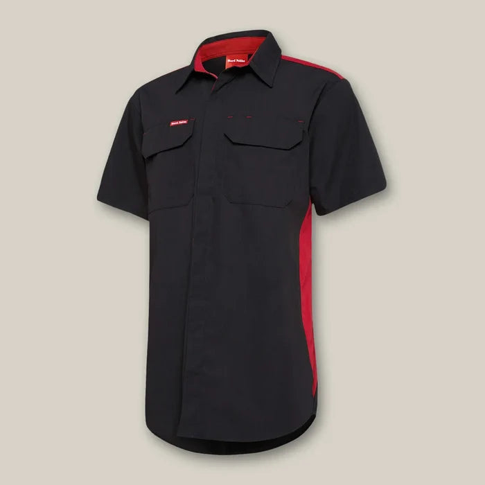 Contrast Lighweight Short Sleeve Shirt | N2SU01