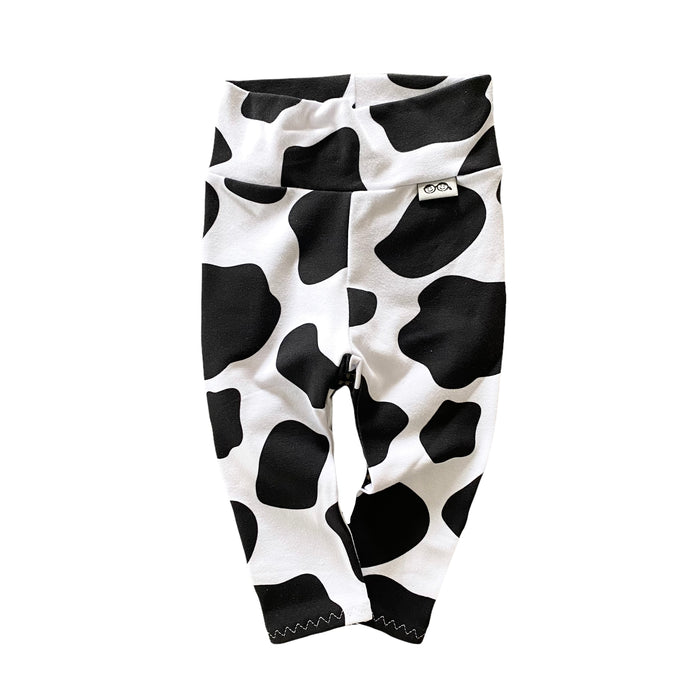Cow Spots Leggings and/or Knot Beanie