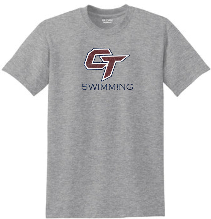 CT Swimming CT DESIGN Basic Tee- Matte or Glitter