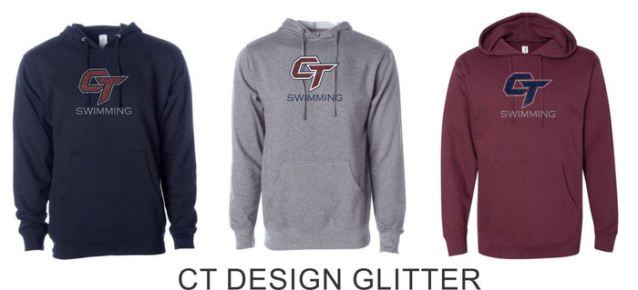 CT Swimming Hoodie- Adult and Youth