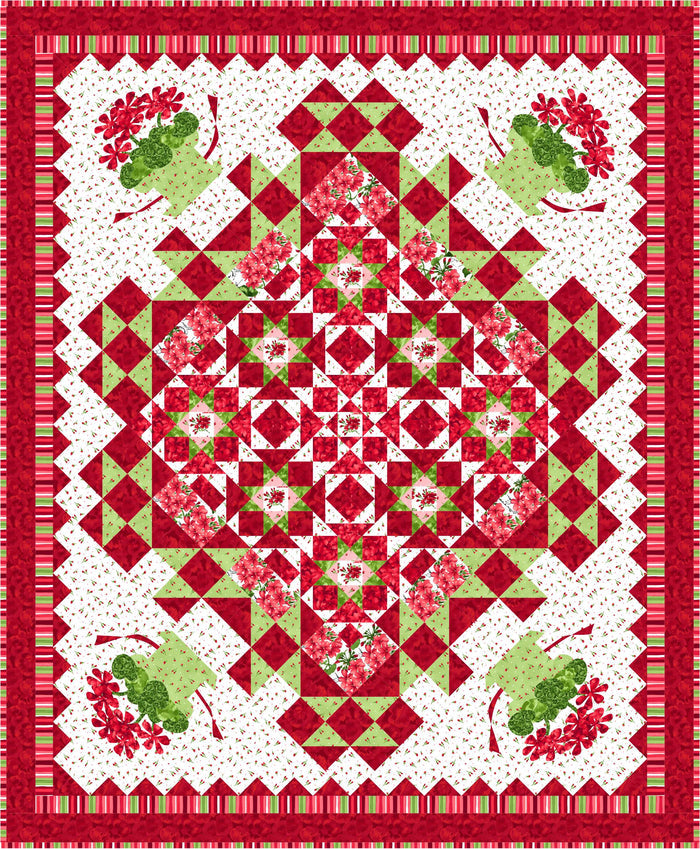 Diamond Geraniums Pattern #131