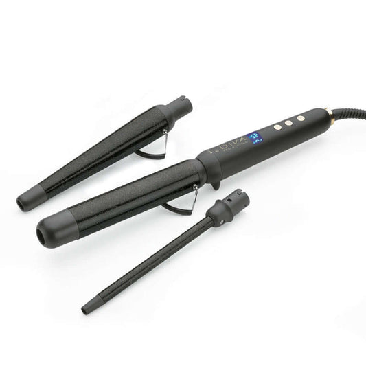 DIVA Pro Styling Precious Metals Gold Dust Multi-Wand - plaukų garbanojimo rinkinys