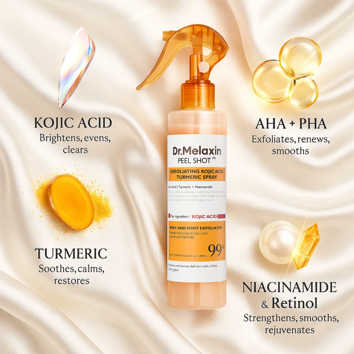 Dr. Melaxin Peel Shot Exfolierande Kojic Acid Gurkmeja Spray